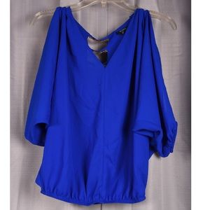 Royal Blue Blouse